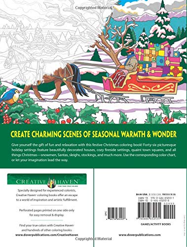 Creative Haven Christmas Color by Number (Adult Coloring Books: Christmas)