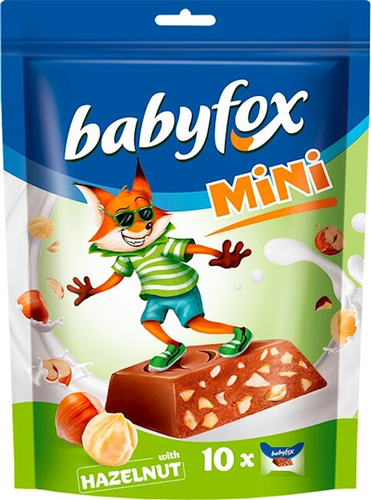 Liberty Orchards Baby Fox Milk Chocolate with Hazelnuts