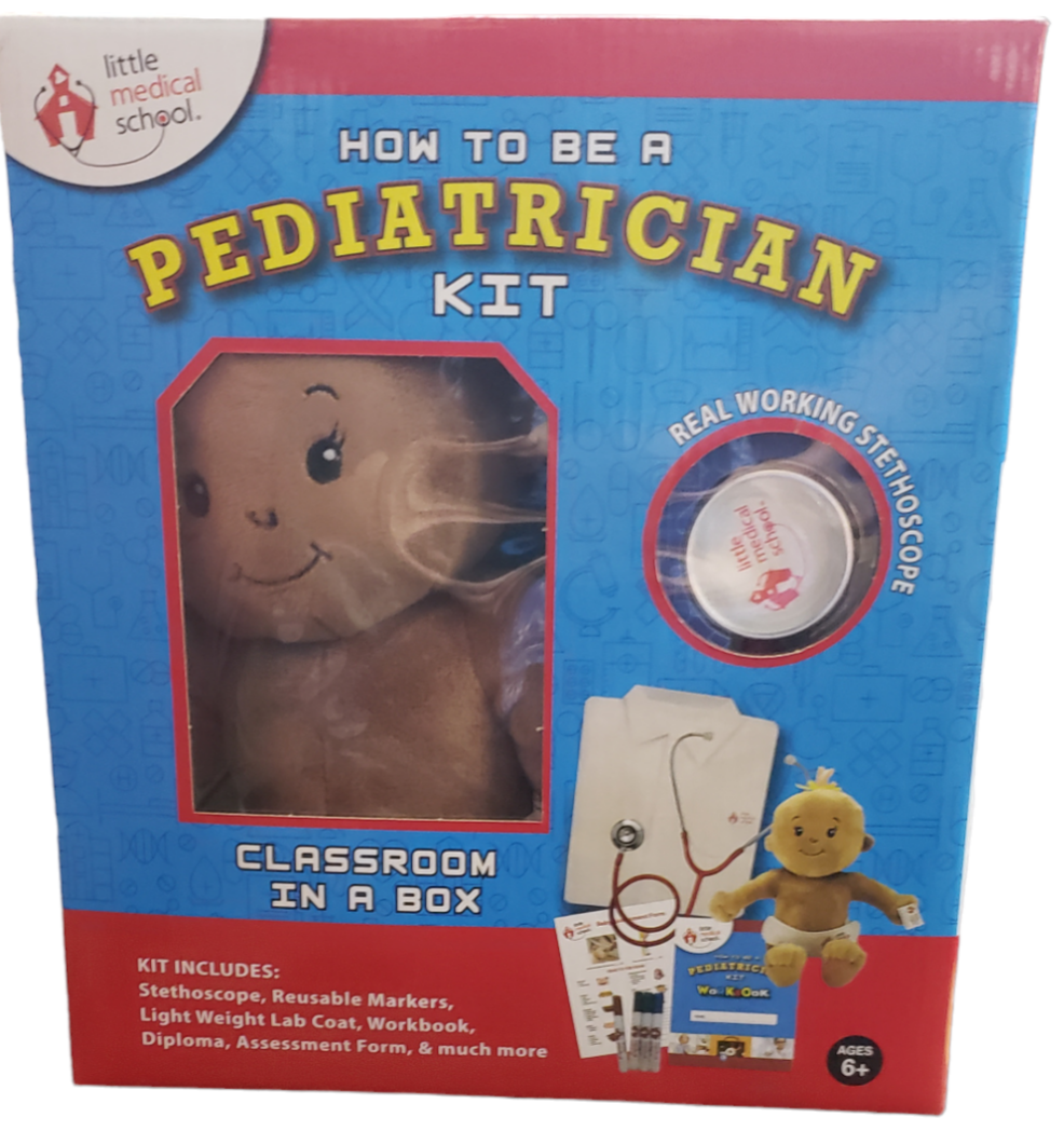 Little Medical School Little Pediatrician Kit- Dark Skin Tone