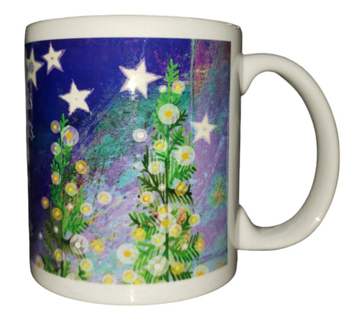 Leanin Tree Good Friends Like Stars Christmas Mug #56388