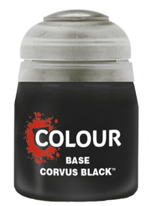 Citadel Colour Base: Corvus Black (12ml) #21-44