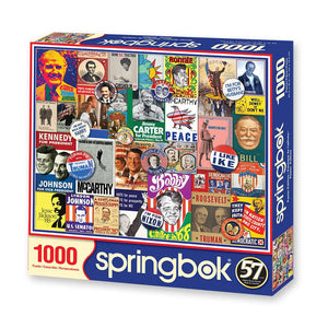 Springbok Poster Politics 1000pc JIGSAW PUZZLE