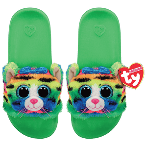 TY Tigerly the Cat Slides Slip Ons