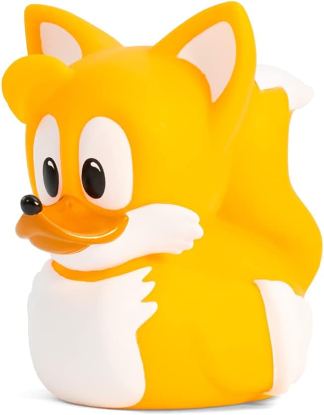 TUBBZ Boxed Edition Tails Collectible Vinyl Rubber Duck Figure - Official Sonic The Hedgehog