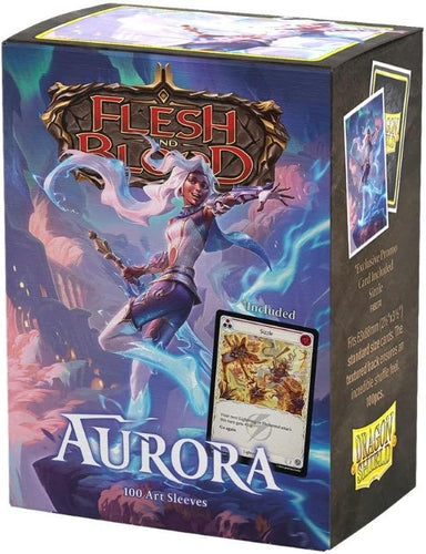 DRAGON SHIELD FLESH AND BLOOD ART SLEEVES AURORA 100CT