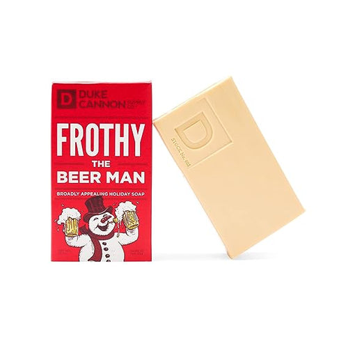 Duke Cannon Frothy the Beer Man Brick of Soap