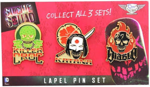 QMx Suicide Squad Lapel Pins Set 2