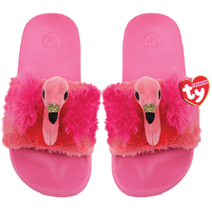 Gilda the Flamingo Slides Slip Ons-Large