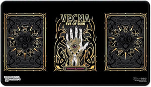 Ultra Pro D & D Black Stitched Vecna Eve of Ruin Alt Art Playmat