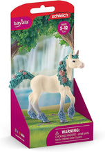 Load image into Gallery viewer, Schleich Bayala Flower Unicorn Foal Toy Figure