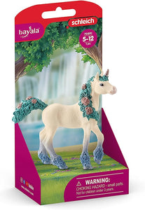 Schleich Bayala Flower Unicorn Foal Toy Figure