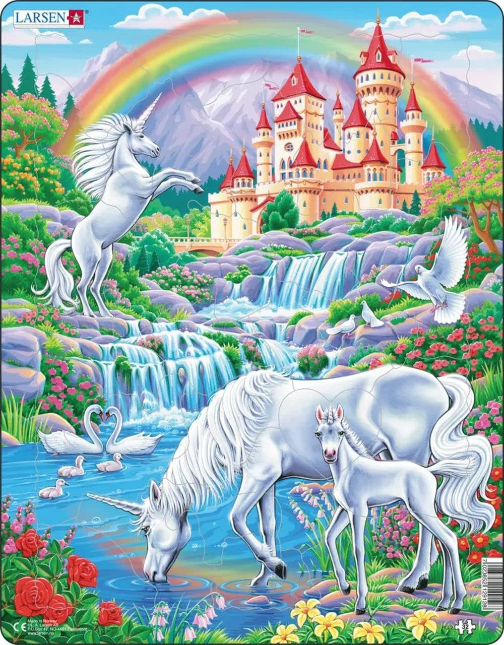 Larson Unicorn 32 Piece Children's Educational Jigsaw Puzzle