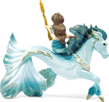 Load image into Gallery viewer, Schleich Bayala Mermaid Eyela on Underwater Horse Toy Figure