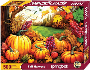 Springbok FALL HARVEST 500PC Limited Release Puzzle