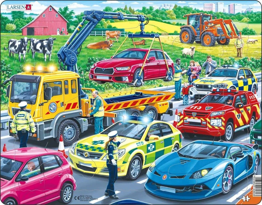 Larson Rescue Vehicles 26pc Jigsaw Puzzle