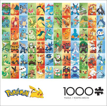 Load image into Gallery viewer, Pokemon First Partners Squares 1000pc Puzzle