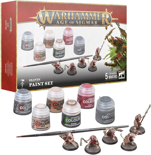 Warhammer Age Of Ssigmar: Skaven & Paint Set #60-09