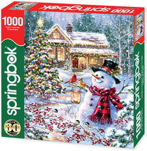 Load image into Gallery viewer, Springbok COTTAGE IN THE SNOW 1000PC Puzzle