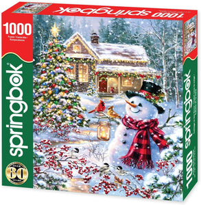 Springbok COTTAGE IN THE SNOW 1000PC Puzzle