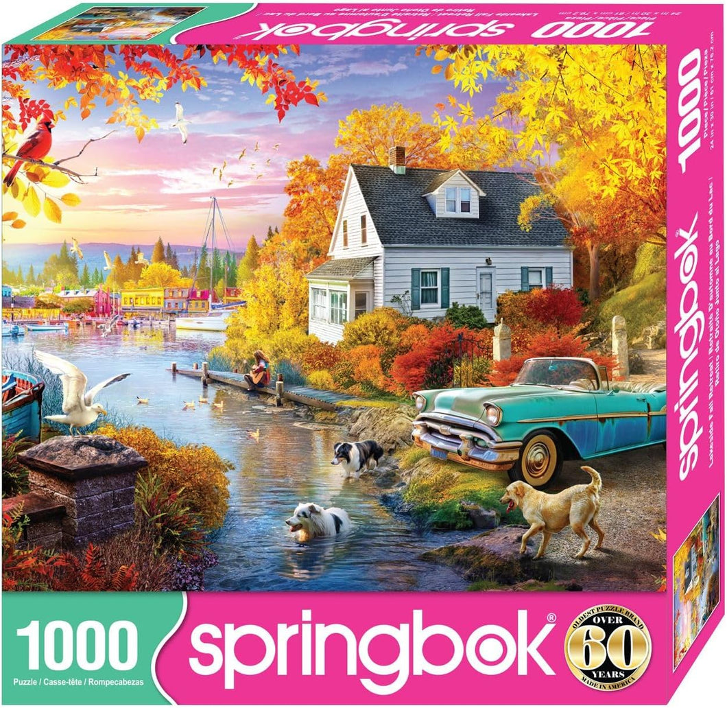 Springbok LAKESIDE FALL RETREAT 1000PC Puzzle