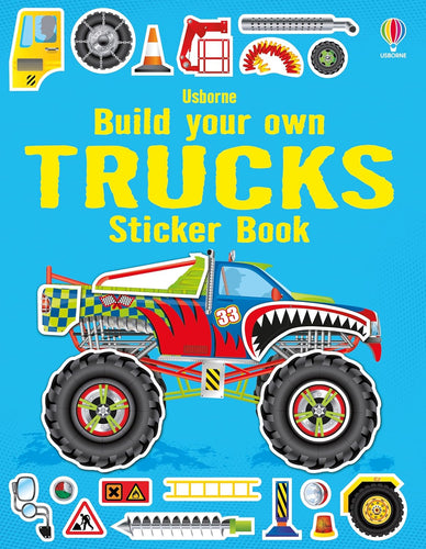 Usborne Build Your Own Trucks Sticker Book