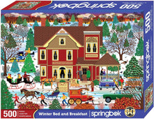 Load image into Gallery viewer, Springbok  WINTER BED AND BREAKFAST 500pc Puzzle