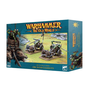 Warhammer: The Old World: Orc & Goblin Tribes: Orc Boar Chariots #09-07