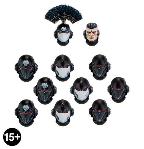 Warhammer 40k The Horus Heresy Raven Guard MKVI Heads