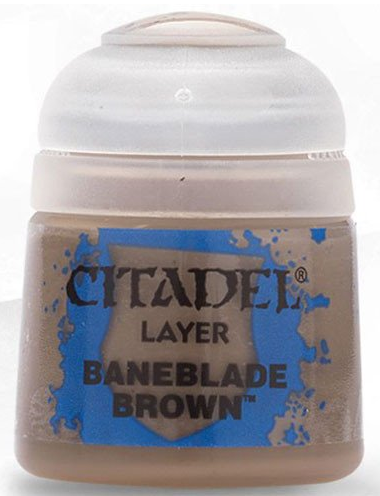 CITADEL COLOUR LAYER: BANEBLADE BROWN 12ML #22-48