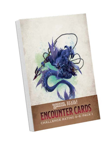 Dungeons & Dragons Encounter Cards Challenge Rating 0-6