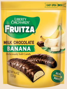 Liberty Orchards Fruitza Milk Chocolate Banana Candy