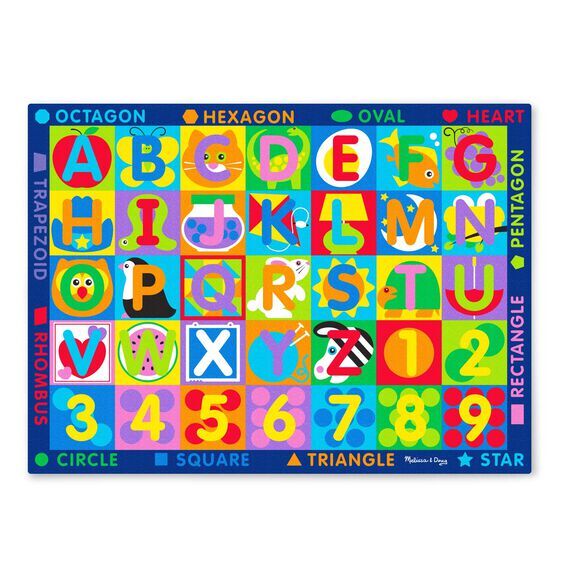 Melissa & Doug Jumbo ABC 123 Rug