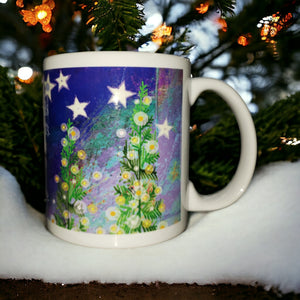 Leanin Tree Good Friends Like Stars Christmas Mug #56388