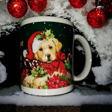 Load image into Gallery viewer, Leanin Tree Santa Paws Christmas Mug #56392