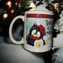 Load image into Gallery viewer, Leanin Tree Baby It&#39;s Cold Christmas Mug #56323