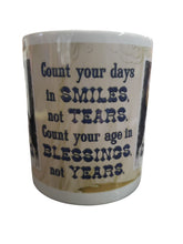 Load image into Gallery viewer, Leanin Tree Mug- Count Your Days Mug #56166