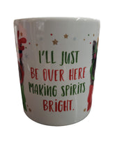 Load image into Gallery viewer, Leanin Tree Making Spirits Bright Ceramic Gift Mug #56417