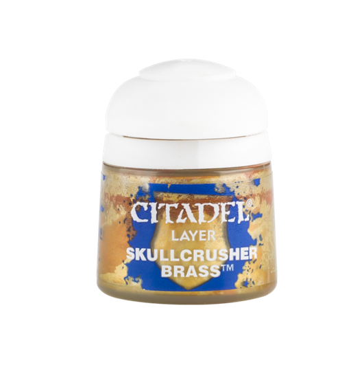 CITADEL COLOUR LAYER: SKULLCRUSHER BRASS 12ML #22-73