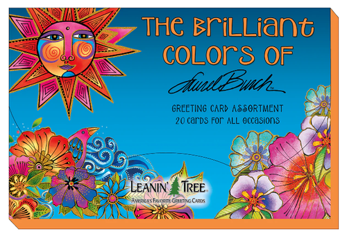 Leanin Tree The Brilliant Colors of Laurel Bunch Greeting Card Assortment #90820