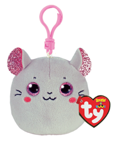 TY Squishy Beanies Keyclip Catnip 4