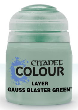 CITADEL COLOUR LAYER: GAUSS BLASTER GREEN 12ML #22-78