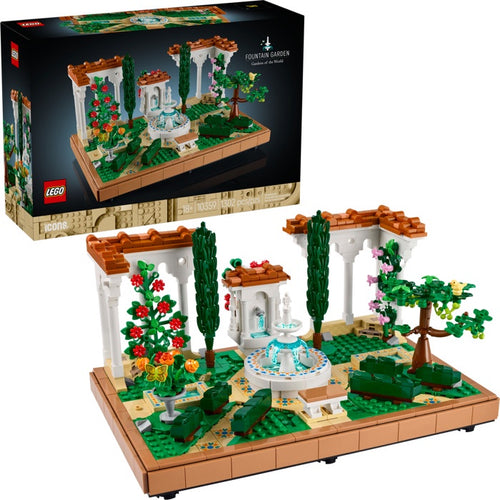 LEGO Icons Fountain Garden Building Set