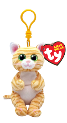 TY Beanie Bellies Mango the Cat Key Clip 5