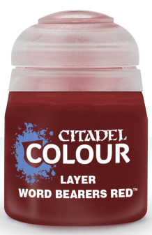 CITADEL COLOUR LAYER: WORD BEARER RED 12ML: #22-91