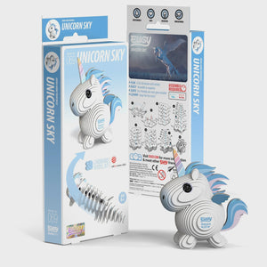 Eugy Unicorn Sky Blue Model Kit