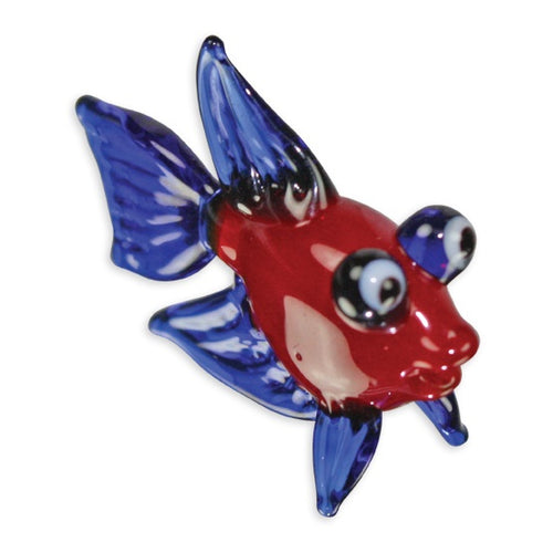 Siam the Betta Fish Looking Glass Figurine