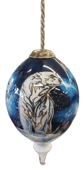 Polar Bear Christmas Ornament