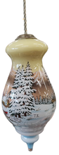 Load image into Gallery viewer, Elk By the Cabin Christmas Ornament