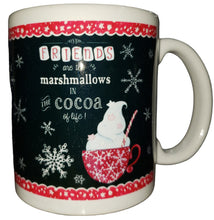 Load image into Gallery viewer, Leanin Tree Friends Are The  Marshmallows Christmas Mug #56303