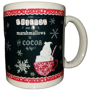 Leanin Tree Friends Are The  Marshmallows Christmas Mug #56303